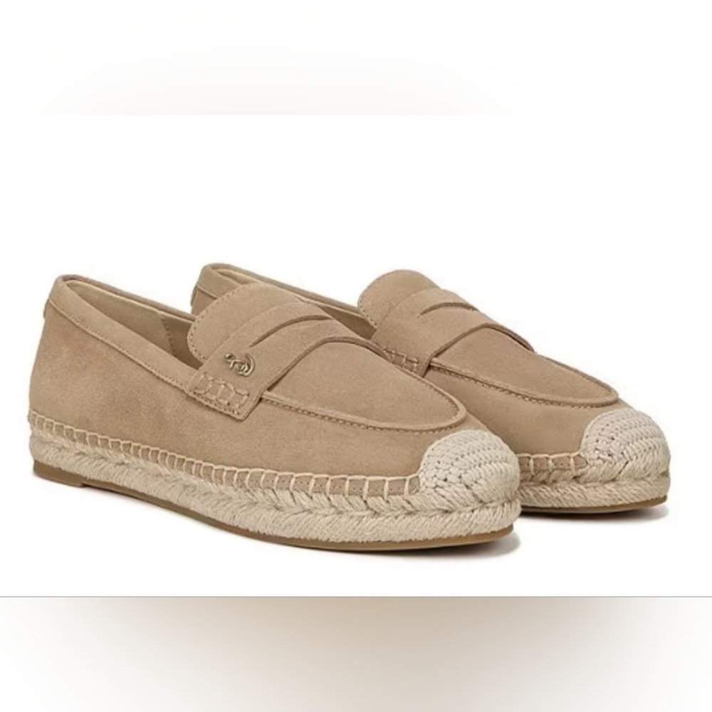 SAM EDELMAN, KAI, Suede Espadrille Loafer, Size 10